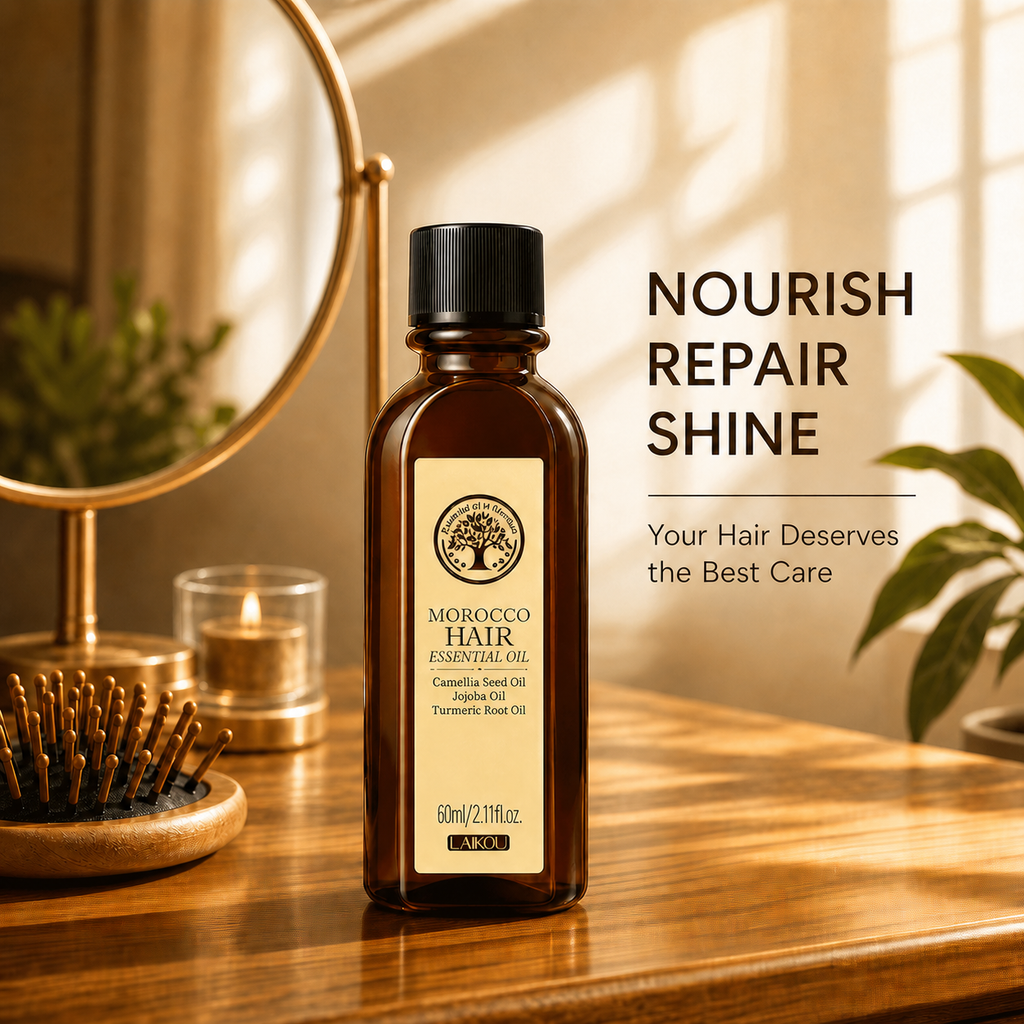 Anti-Frizz Argan Hair Oil – Smooth & Repair Dry Hair