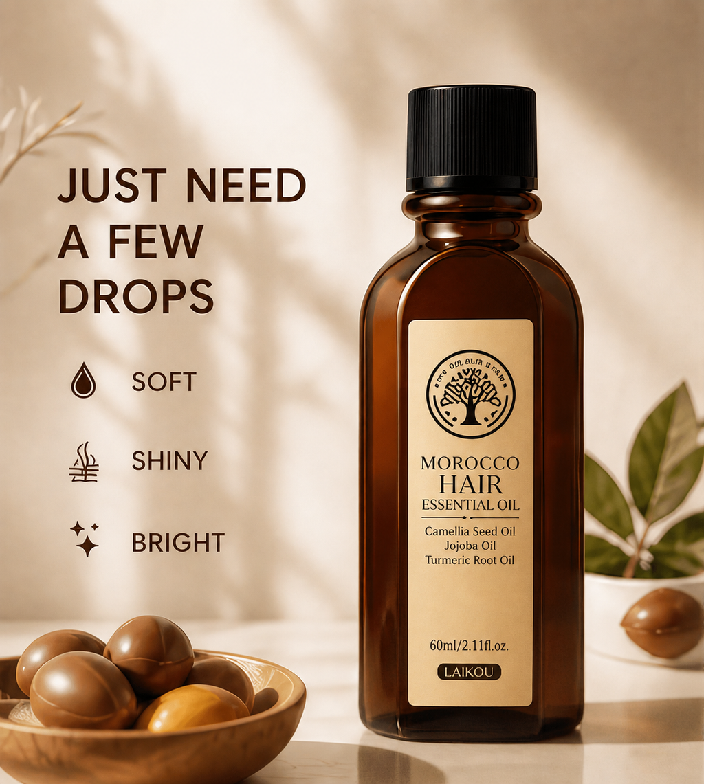 Anti-Frizz Argan Hair Oil – Smooth & Repair Dry Hair