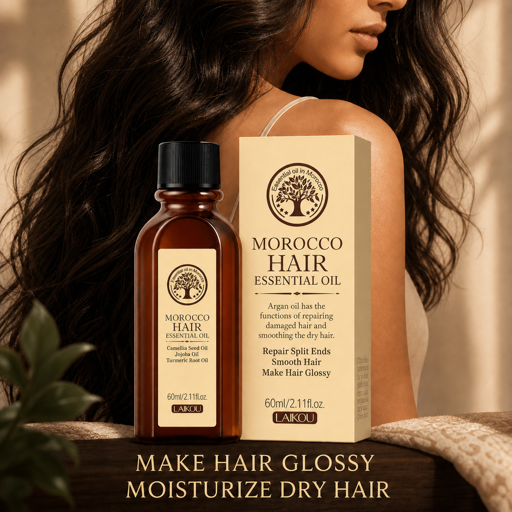 Anti-Frizz Argan Hair Oil – Smooth & Repair Dry Hair